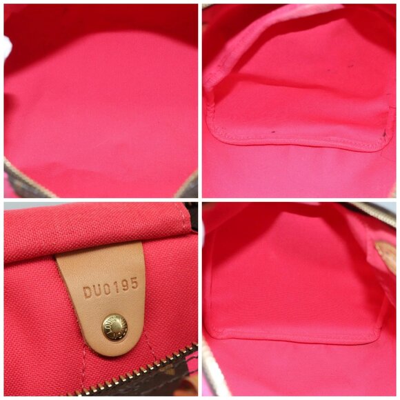 LOUIS VUITTON Monogram V Line Speedy 30 Hand Bag M41533 LV Auth 105968A - Picture 15 of 16